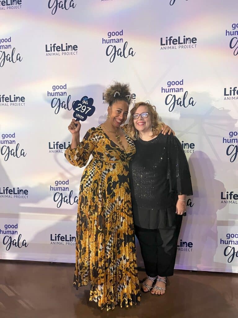 Enjoying the LifeLine Animal Project Gala