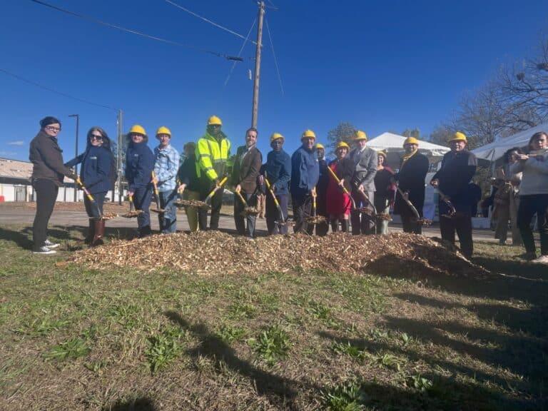 Groundbreaking for a DeKalb County Animal Services overflow space